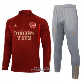 Tuta da Track Felpa Arsenal 2023-2024 Rosso