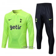 Tuta da Track Felpa Tottenham Hotspur 2022-2023 Verde