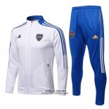 Tuta da Track Giacca Boca Juniors 2021-2022 Bianco