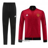 Tuta da Track Giacca Manchester United 2023-2024 Rosso