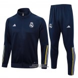 Tuta da Track Giacca Real Madrid 2023-2024 Blu