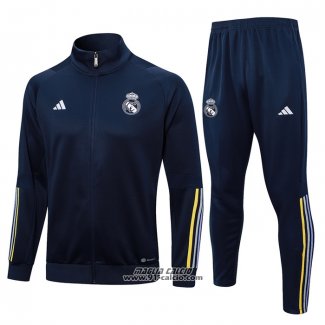 Tuta da Track Giacca Real Madrid 2023-2024 Blu