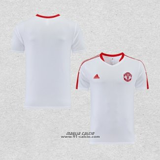 Maglia Allenamento Manchester United 2023-2024 Bianco