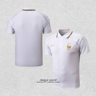 Maglia Polo Francia 2022-2023 Bianco