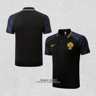 Maglia Polo Portogallo 2022-2023 Nero