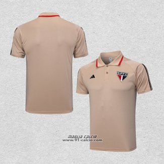 Maglia Polo Sao Paulo 2023-2024 Giallo