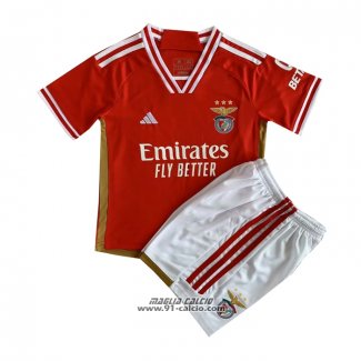 Prima Maglia Benfica Bambino 2023-2024