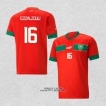 Prima Maglia Marocco Giocatore Ezzalzouli 2022