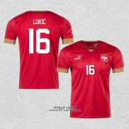 Prima Maglia Serbia Giocatore Lukic 2022