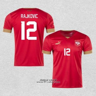 Prima Maglia Serbia Giocatore Rajkovic 2022