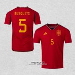 Prima Maglia Spagna Giocatore Busquets 2022