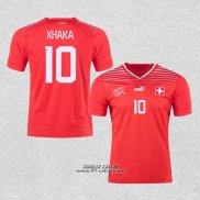 Prima Maglia Svizzera Giocatore Xhaka 2022