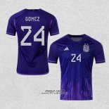 Seconda Maglia Argentina Giocatore Gomez 2022