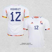 Seconda Maglia Belgio Giocatore Mignolet 2022