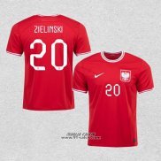 Seconda Maglia Polonia Giocatore Zielinski 2022