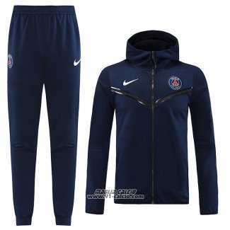 Tuta con Cappuccio Paris Saint-Germain 2022-2023 Blu