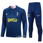 Tuta da Track Felpa Tottenham Hotspur 2023-2024 Blu