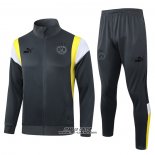 Tuta da Track Giacca Borussia Dortmund 2023-2024 Grigio