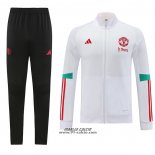 Tuta da Track Giacca Manchester United 2023-2024 Bianco