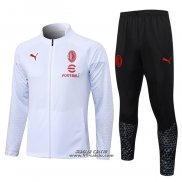 Tuta da Track Giacca Milan 2023-2024 Bianco