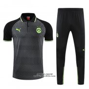 Conjunto Polo Borussia Dortmund 2022-2023 Grigio