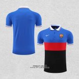 Maglia Polo Barcellona 2022-2023 Blu Rosso Nero