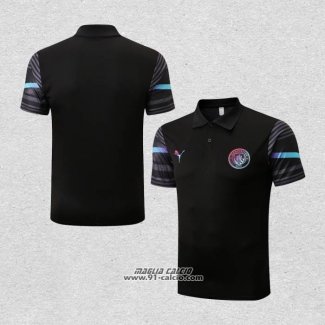 Maglia Polo Manchester City 2022-2023 Nero