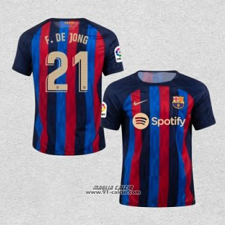 Prima Maglia Barcellona Giocatore F.De Jong 2022-2023