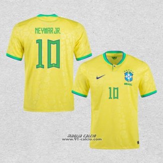 Prima Maglia Brasile Giocatore Neymar Jr. 2022