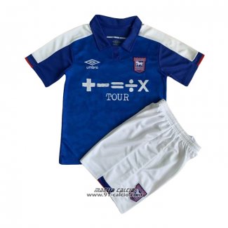 Prima Maglia Ipswich Town Bambino 2023-2024