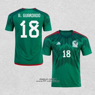 Prima Maglia Messico Giocatore A.Guardado 2022