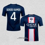 Prima Maglia Paris Saint-Germain Giocatore Sergio Ramos 2022-2023