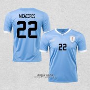 Prima Maglia Uruguay Giocatore M.Caceres 2022