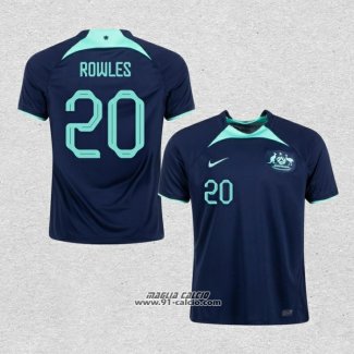 Seconda Maglia Australia Giocatore Rowles 2022