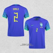 Seconda Maglia Brasile Giocatore Danilo 2022