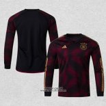 Seconda Maglia Germania Manica Lunga 2022