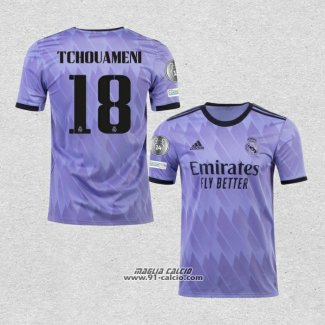 Seconda Maglia Real Madrid Giocatore Tchouameni 2022-2023