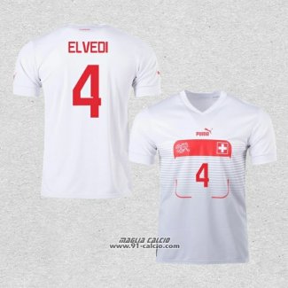 Seconda Maglia Svizzera Giocatore Elvedi 2022