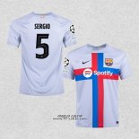 Terza Maglia Barcellona Giocatore Sergio 2022-2023