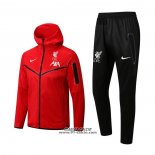 Tuta con Cappuccio Liverpool 2022-2023 Rosso