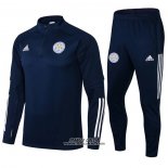 Tuta da Track Felpa Leicester City 2021-2022 Blu