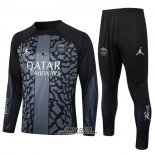 Tuta da Track Felpa Paris Saint-Germain Bambino 2023-2024 Grigio