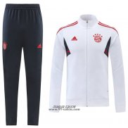 Tuta da Track Giacca Bayern Monaco 2022-2023 Bianco