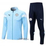 Tuta da Track Giacca Manchester City 2022-2023 Azzurro