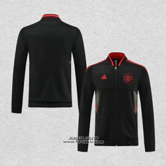 Giacca Manchester United 2022-2023 Nero e Rosso