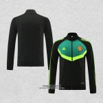 Giacca Manchester United 2024-2025 Nero e Verde