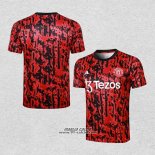 Maglia Allenamento Manchester United 2023-2024 Rosso