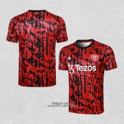 Maglia Allenamento Manchester United 2023-2024 Rosso