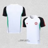 Maglia Allenamento Manchester United 2023-2024 Bianco e Nero