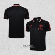 Maglia Polo Manchester United 2023-2024 Nero